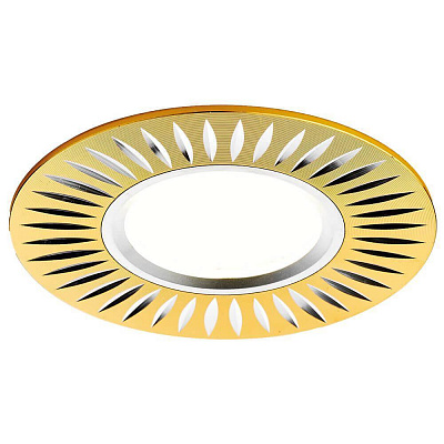 Точечный светильник встраиваемый Ambrella light A507 GD/AL
