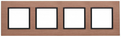Рамка 4-постовая ЭРА Elegance 14-5204-14 Б0034562