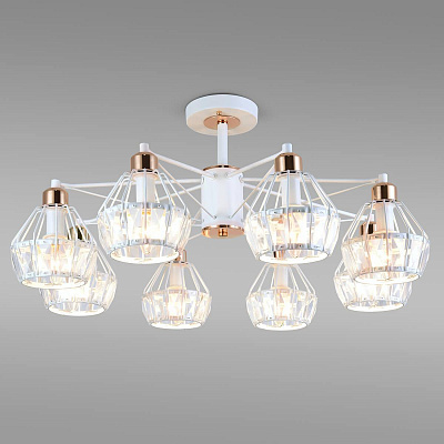 Люстра потолочная Eurosvet 70075/8 белый